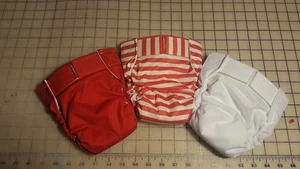 Bum-ware AIO cloth baby diapers with hook and loop closure size medium /set of 3 - Picture 1 of 1