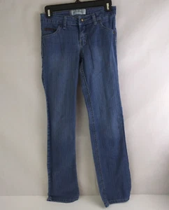 Pierre Cardin Women's Distressed Embroidered Straight Leg Jeans Size 5/6 - Picture 1 of 9