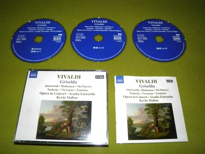 Vivaldi - Griselda RV 718 In Three Acts - Aradia Ensemble / Kevin Mallon 3xCD NM - Image 1 of 2