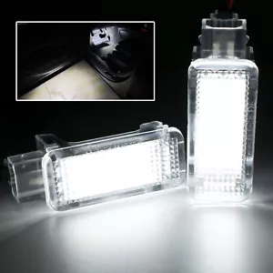 2x LED Courtesy Door Trunk Boot Footwell Luggage Light For Audi VW Golf - Picture 1 of 15