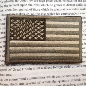 USA FLAG U.S. FLAG EMBROIDERED PATCHES USA ARMY BADGE HOOK PATCH - Picture 1 of 5
