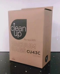 4PCS Vacuum Cleaner Bags By Quickfit CU43C Suits Hoover Aquavac modern day. - Picture 1 of 4