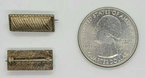 PRIMERA GUERRA MUNDIAL EJÉRCITO DE ESTADOS UNIDOS 1ER TENIENTE BARRAS, PIN BACK, ORIGINAL, PEQUEÑO - 1 PAR - Imagen 1 de 3