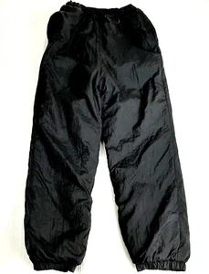 Vintage Bay Area Schneehose Jungen Gr. 12/14 16 Ins 28 gefüttert gefüllt schwer gepufft schwarz - Bild 1 von 11