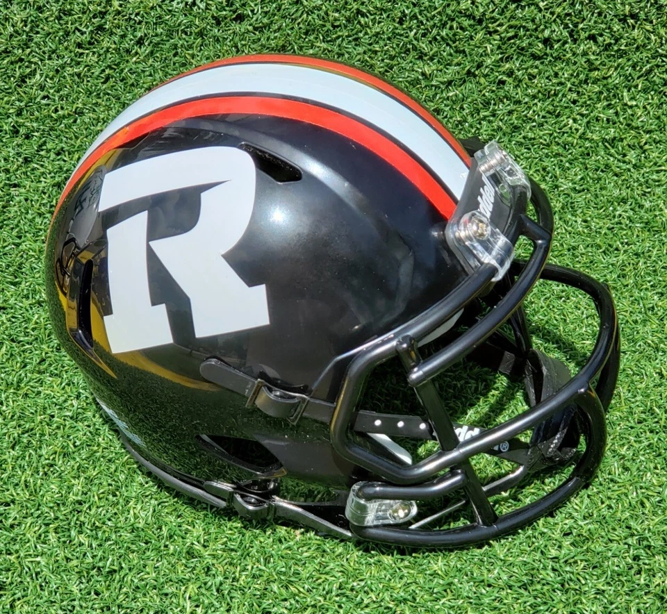 CASCO MINI VELOCIDAD FÚTBOL AMERICANO OTTAWA REDBLACKS 2024 CFL, OTROS ESTILOS TAMBIÉN Foto 1 de 1