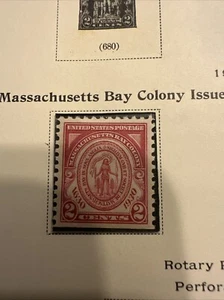 MASSACHUSETTES SCOTT COMO NUEVO EE. UU. #682, EDICIÓN 1930 MNH OG - Imagen 1 de 1