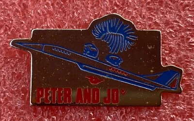 T12 Pins Avion LE CONCORDE PETER AND JO Air France British Airways lapel pin - Photo 1/2