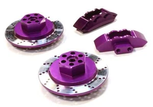 Realistic Alloy Machined Front Brake Hex Hub Set for HPI 1/10 Scale E10 On-Road - Picture 1 of 1