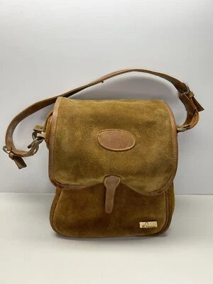 Maletín de cuero marrón vintage Dilana Suade bolso mensajero estuche para computadora portátil Colombia Foto 1 de 4