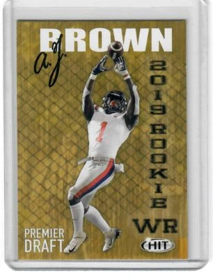 2019 SAGE HIT A.J. Brown RC Rookie #34 W222 - Image 1 of 2
