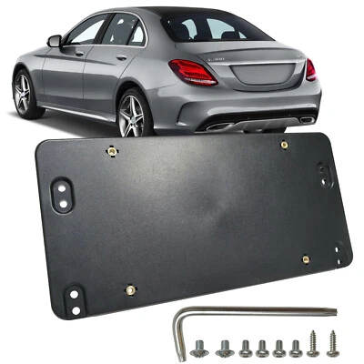 Rear Tailgate License Plate Frame Bracket Holder For MERCEDES-BENZ C E GL Class Foto 1 de 4