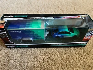 Maisto Design Tow & Go 2008 Mitsubishi Lancer Evoluton/Car Trailer - Picture 1 of 4