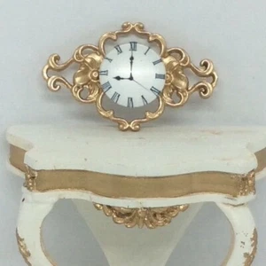 dolls house ornate Picture clock - Picture 1 of 3