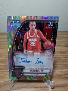 2024 Bowman University U - Jordan Lee Stealth refractor autógrafo automático 1er #34 - Imagen 1 de 2