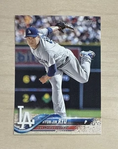 HYUN-JIN RYU - 2018 Topps On Demand MINI #US179 - LOS ANGELES DODGERS - Picture 1 of 2