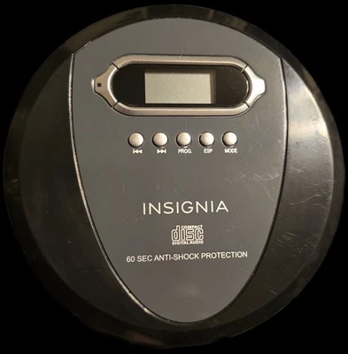 Reproductor de CD portátil Walkman Insignia NS-P4112 60 segundos antichoque probado funcionando Foto 1 de 3