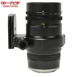Zhongyi 55mm F2.8 Full Frame 1-5x Macro Lens fr Canon Nikon Sony Fuji Hasselblad - Picture 1 of 15