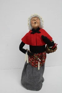 Byers Choice Caroler Cries of London Woman Kerzenverkäufer Korb 1998 - Bild 1 von 5