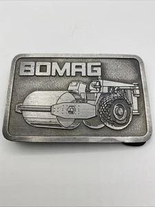 BOMAG SCHWERE MASCHINEN GÜRTELSCHNALLE �� Straßenbau 70er Jahre Vintage - Bild 1 von 5