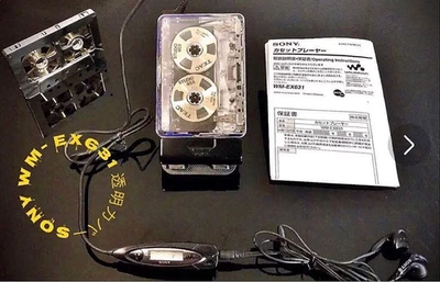 SONY WM-EX631 Transparent Cassette Player - Excellent Condition - Tested - image 1 of 4