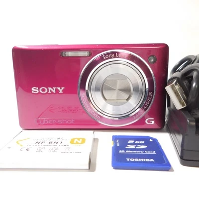 Sony Cyber-shot DSC-W380 Pink Digital Camera w/SD Card Battery Charger Japanese - image 1 of 4