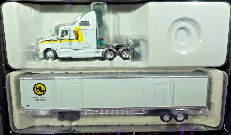 Tonkin Replicas Kenworth T680 & Van Trailer Halvor Lines 1/53 - Image 1 of 4