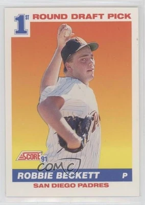 1991 Score Robbie Beckett #673 Rookie RC - Image 1 of 2