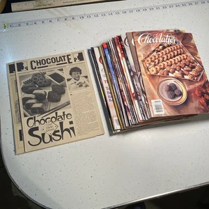 Lot Of 25 1990’s Chocolatier Magazine & 2 1986 Chocolate News Issues - Picture 1 of 24