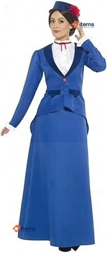 Disfraz de niñera victoriana (M) Foto 1 de 1