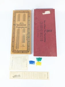 Drueke #1950 ONCE A ROUND THREE TRACK Cribbage Board Cribbagemaster komplett sehr guter Zustand - Bild 1 von 8