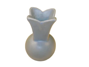 Rumrill by Red Wing Vase 4" Tall Periwinkle Blue Small RA-2 USA - Picture 1 of 4