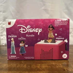 NEW -Tonies Disney Toniebox Audio Player Bundle – Elsa, Moana & Mirabel – Sealed - Picture 1 of 6
