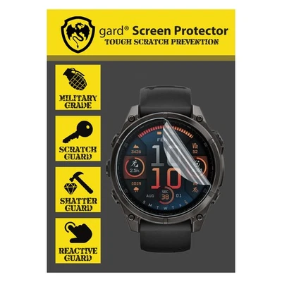 Gard® Screen Protector for Smart Watch Garmin Fenix 8 51mm (Pack of 3) - Image 1 of 4