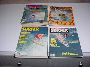 (12) 1987-1990 SURFER MAGAZINE great shape (complete w/sticker/posters) - Picture 1 of 19