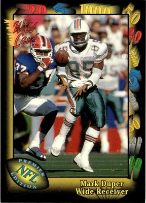 1991 Wild Card Mark Duper Miami Dolphins #16 - Image 1 of 2