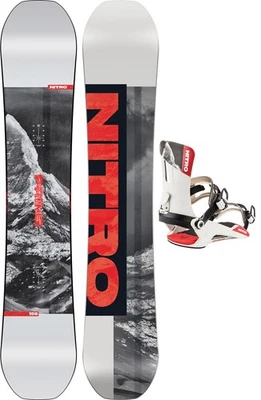 Snowboard masculino Nitro Prime Raw 158 cm + fixações e bolsa Nitro Rambler nova 2026 - Imagem 1 de 4