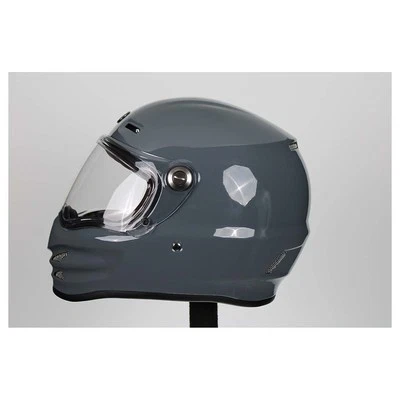 Torc T-9 复古全脸 Nardo 头盔(光泽灰色 - 大号) — 第 1/4 张图片