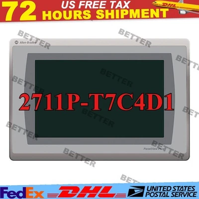Allen Bradley 2711P-T7C4D1 PanelView Plus 700 HMI 7" 24VDC ¡Envío Gratis Nuevo! Foto 1 de 4