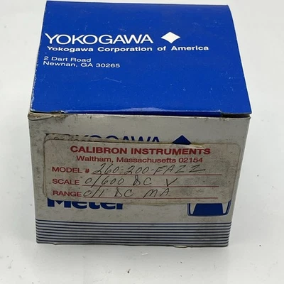 YOKOGAWA 260 309 FAZZ 260309FAZZ новый из старых запасов вольтметр 0-600 D-C - Изображение 1 из 2