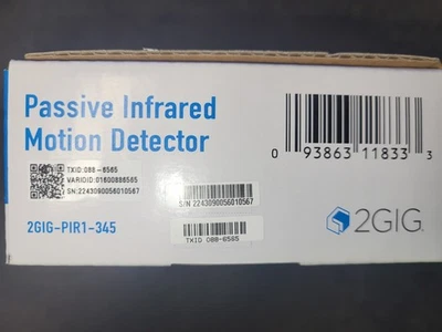 2GIG-PIR1-345   Passive Infrared Motion Detector - Image 1 of 2