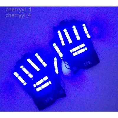 Un par de guantes con luz LED cosplay Wolverine guantes de Halloween talla única regalo Foto 1 de 4