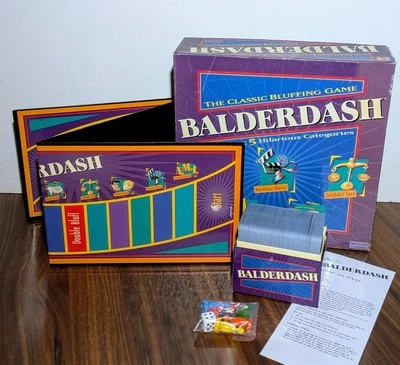 2003 Balderdash Board Game By Mattel 100% COMPLETE - Image 1 of 4