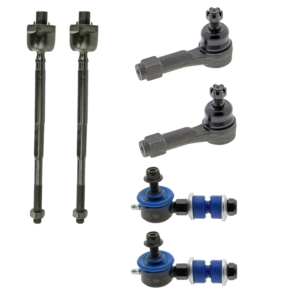 Kit de barra estabilizadora de extremo de varilla de amarre interior exterior Mevotech Supreme para Nissan NX Sentra tracción delantera Foto 1 de 1