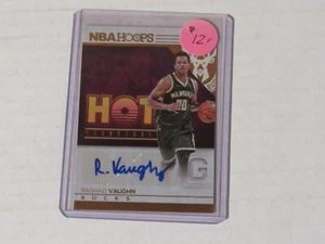 2016 / 17 Hoops Rashad Vaughn #10 Hot Signature Auto - Picture 1 of 2