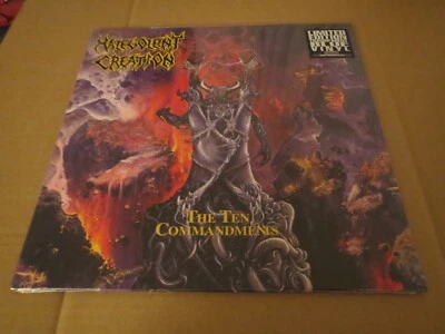 MALEVOLENT CREATION ~THE TEN COMMANDMENTS~ AWESOME LTD EDITION PRESS LP VINYL NW - Image 1 of 3