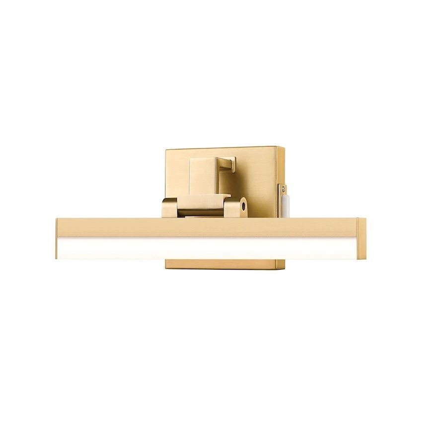 Z-Lite Liam 1 Light 13" Vanity, Modern Gold/Frosted - 1009-13W-MGLD-LED - Image 1 of 1
