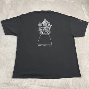 SpaceX Hemd Herren 2XL XXL Schwarz Mcgregor Texas Rockets Grafik Kurzarm - Bild 1 von 10