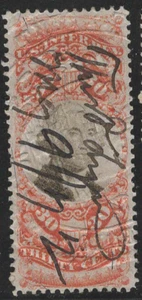 SCOTT# R140 USED X/F  REVENUE ,US INTER REV  , INPRINT OF SEAL 1871-72 SEE SCAN - Picture 1 of 2