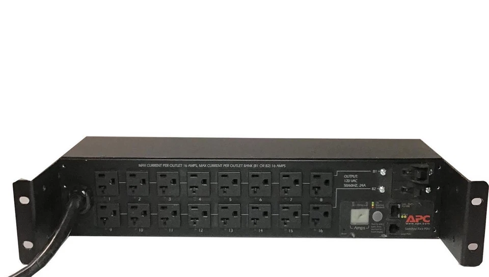 APC AP7902 2U L5-30 30A 120V 16x5-20R with Rack Ears - Image 1 of 1