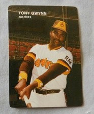  1984 Mother's Cookies #9 Tony Gwynn San Diego Padres Stadium Giveaway